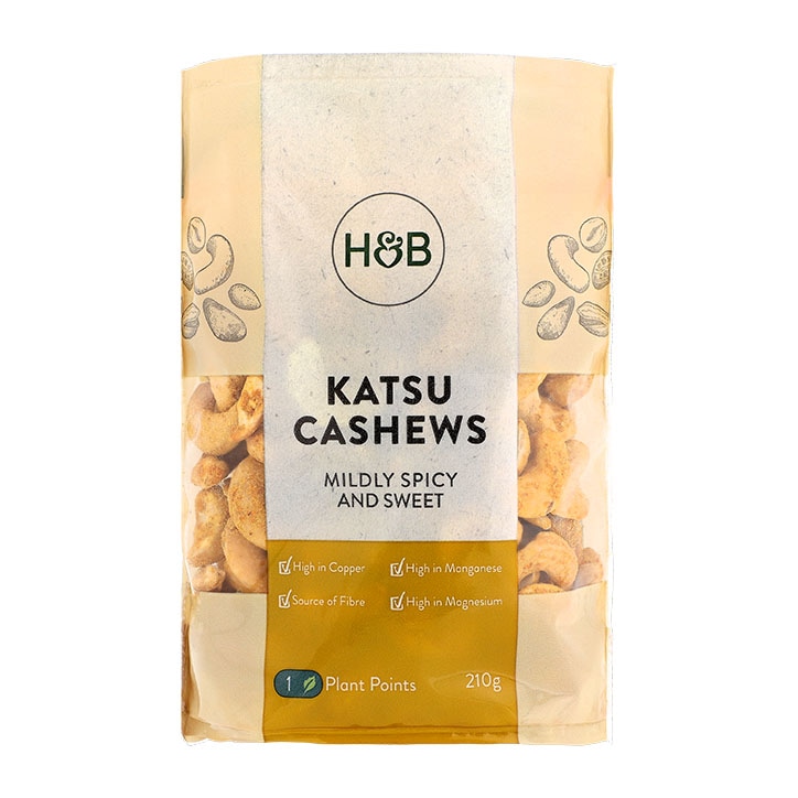 Holland & Barrett Katsu Cashews 210g